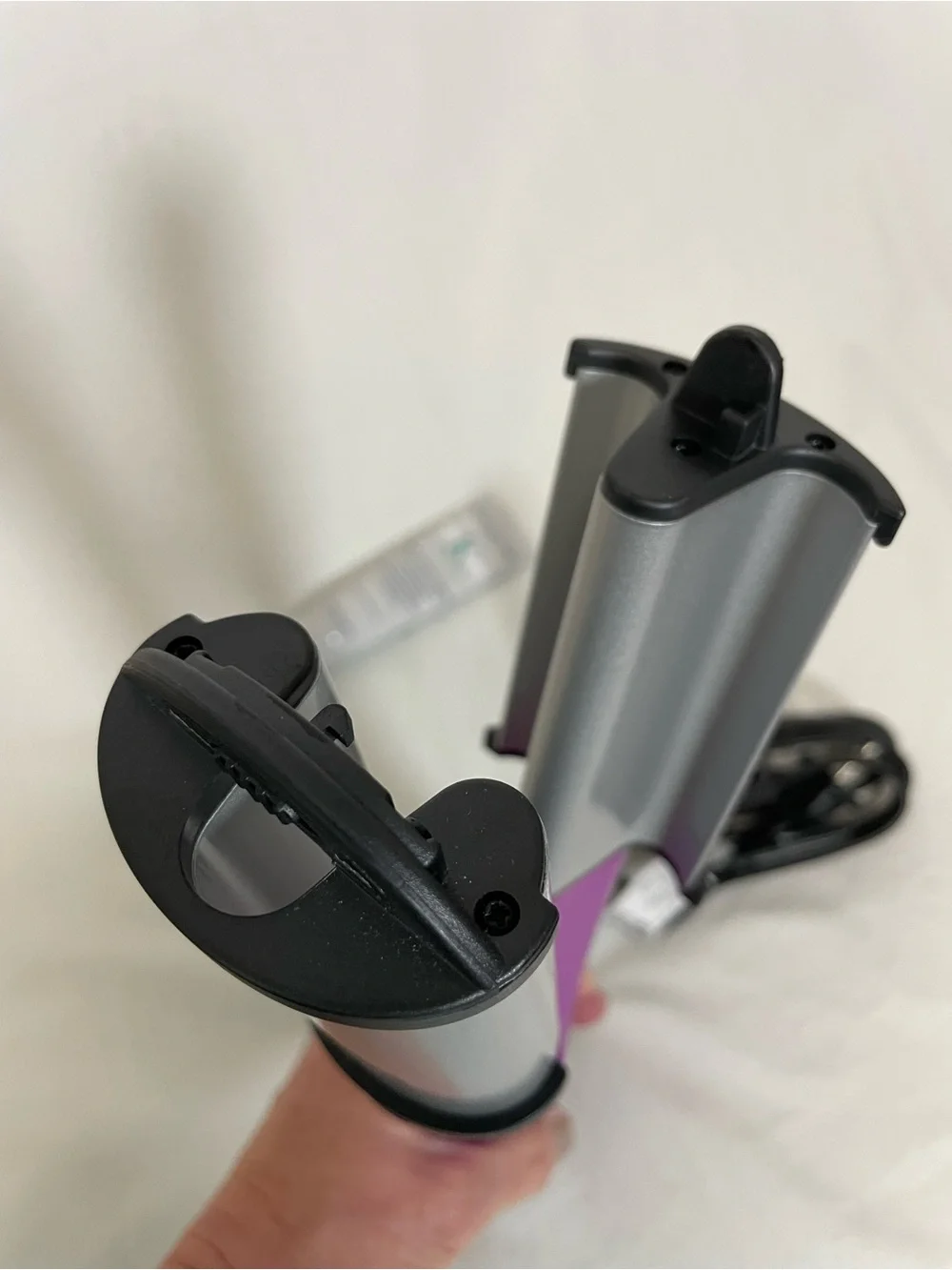 Bed Head Swerve and Curve 2 in 1 waver and wand - Purple and Silver, like new
